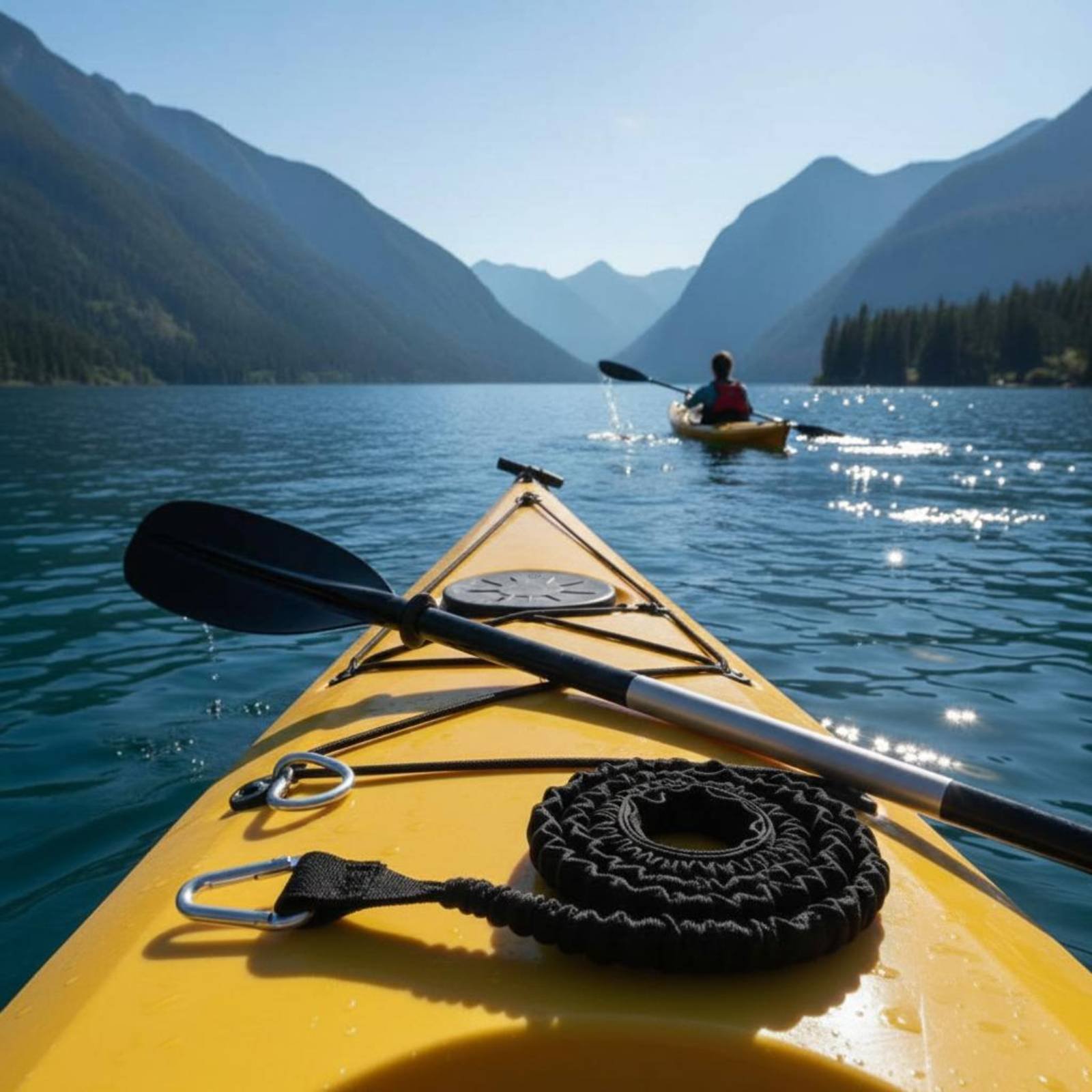 Kayak Paddle Leash Anti-Loss S - đánh giá và giá Fishing Kayak Paddle