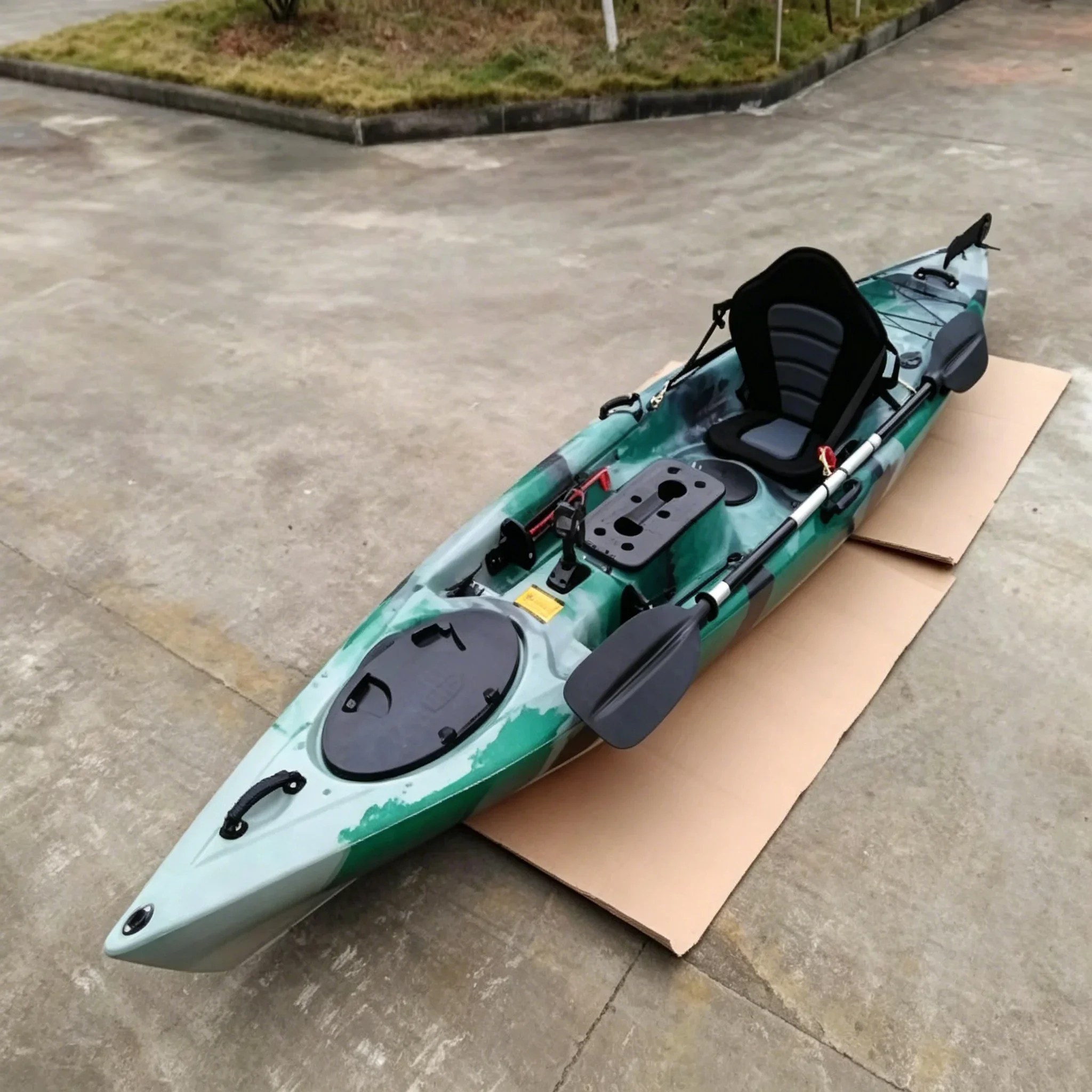 Single Person Polyethylene Ped - đánh giá và giá Fishing Kayak Rod Holder