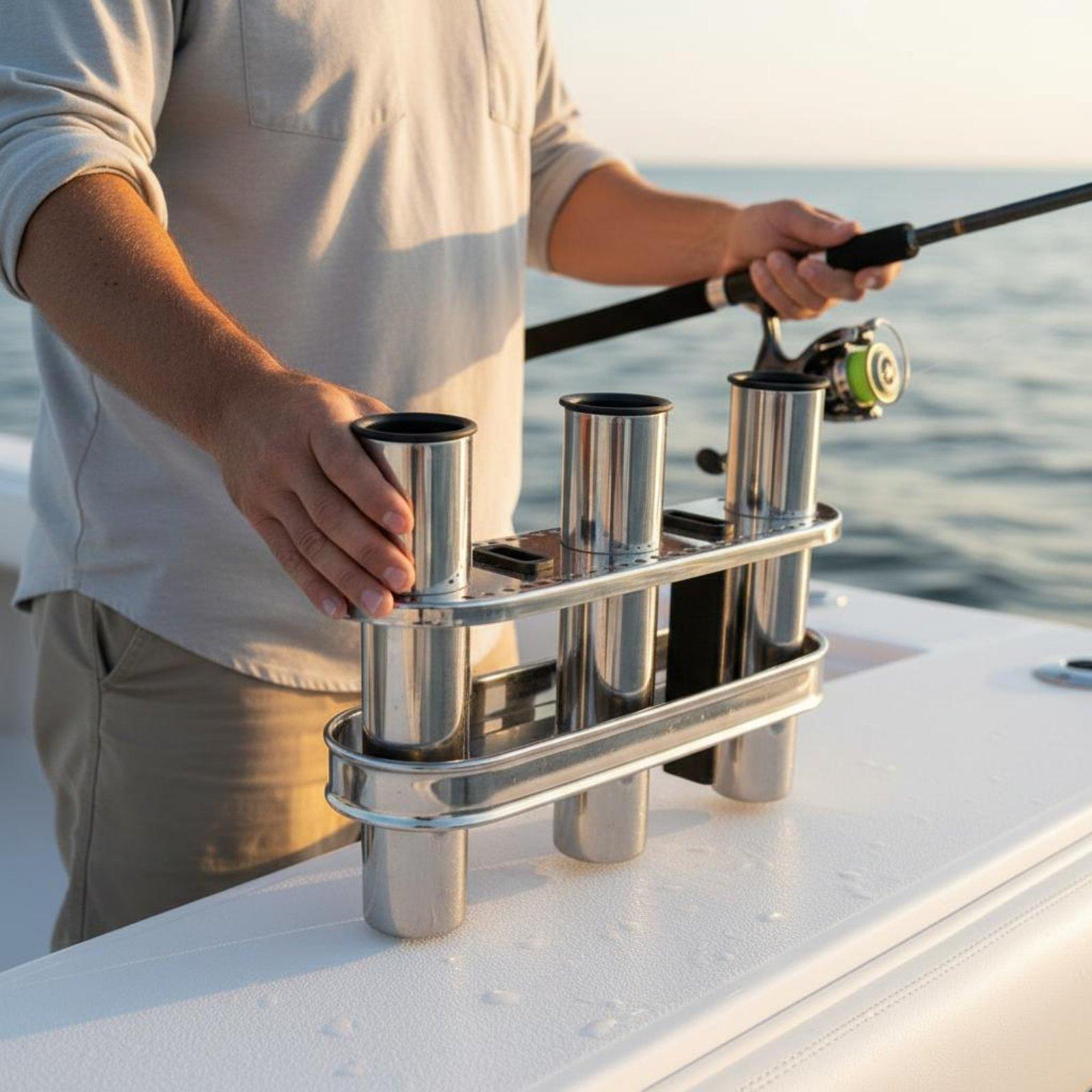 Waterproof Stainless Steel Fis - đánh giá và giá Fishing Kayak Rod Holder