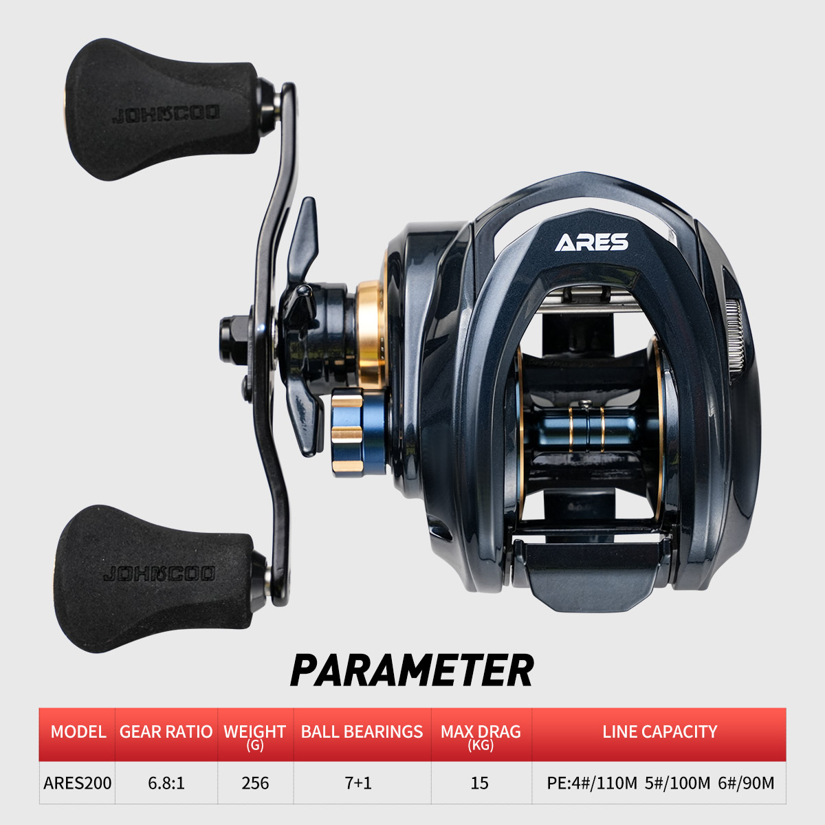 JOHNCOO Baitcasting Reel Alumi - đánh giá và giá Abu Garcia Reel Max